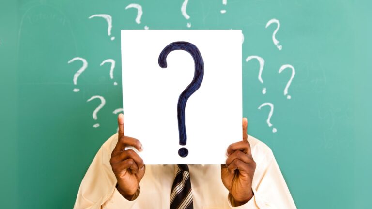 Question marks and buzzwords