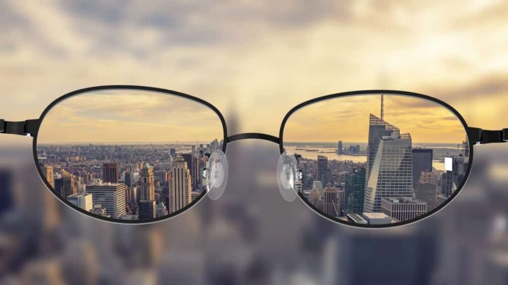 City View From Glasses