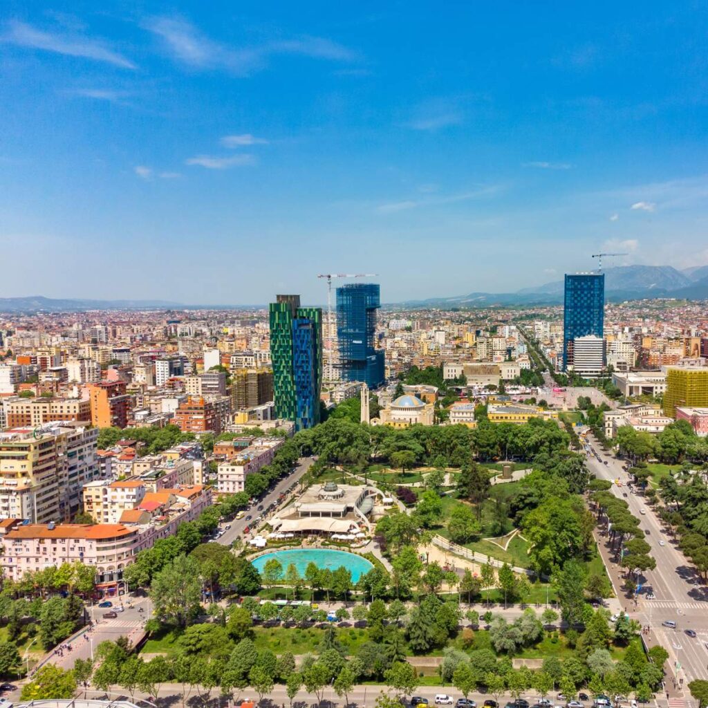 Tirana Albania City View