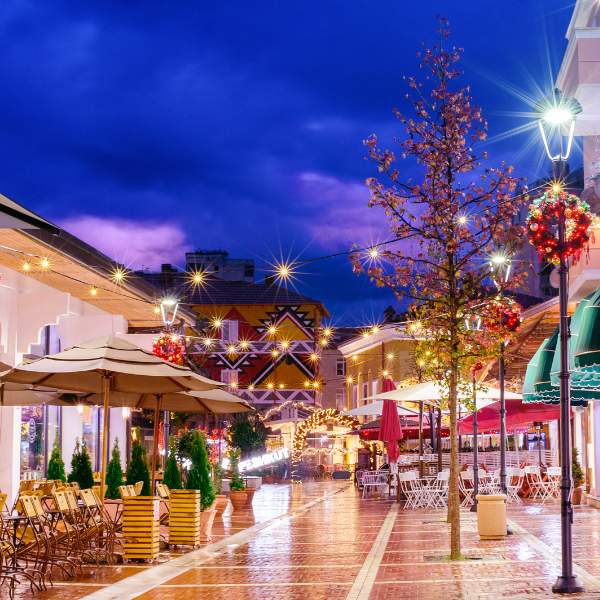 Tirana Albania Night